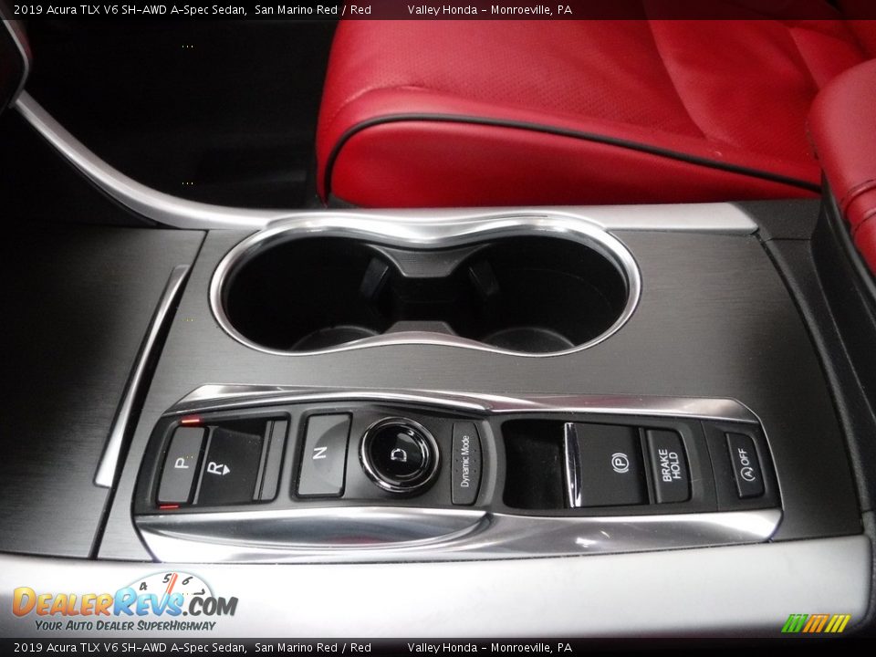 2019 Acura TLX V6 SH-AWD A-Spec Sedan San Marino Red / Red Photo #22
