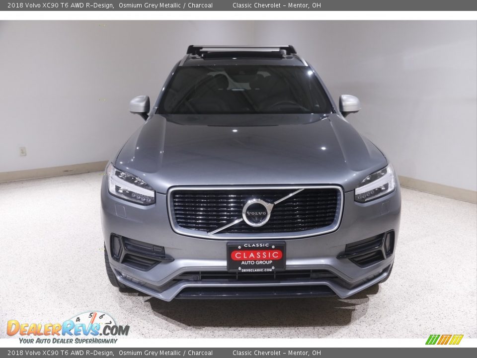 2018 Volvo XC90 T6 AWD R-Design Osmium Grey Metallic / Charcoal Photo #2