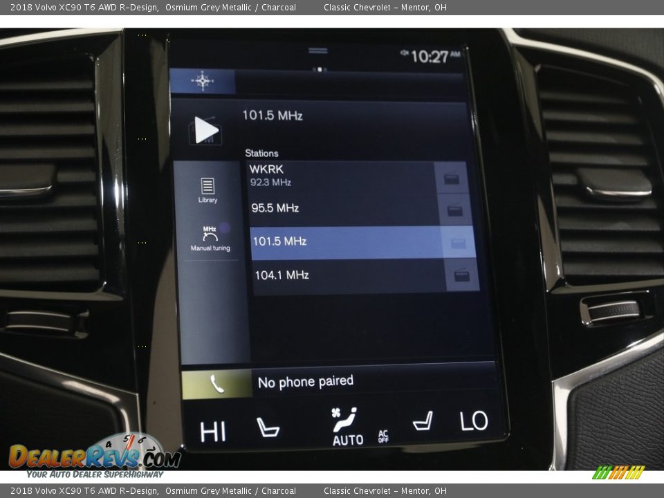 Controls of 2018 Volvo XC90 T6 AWD R-Design Photo #11