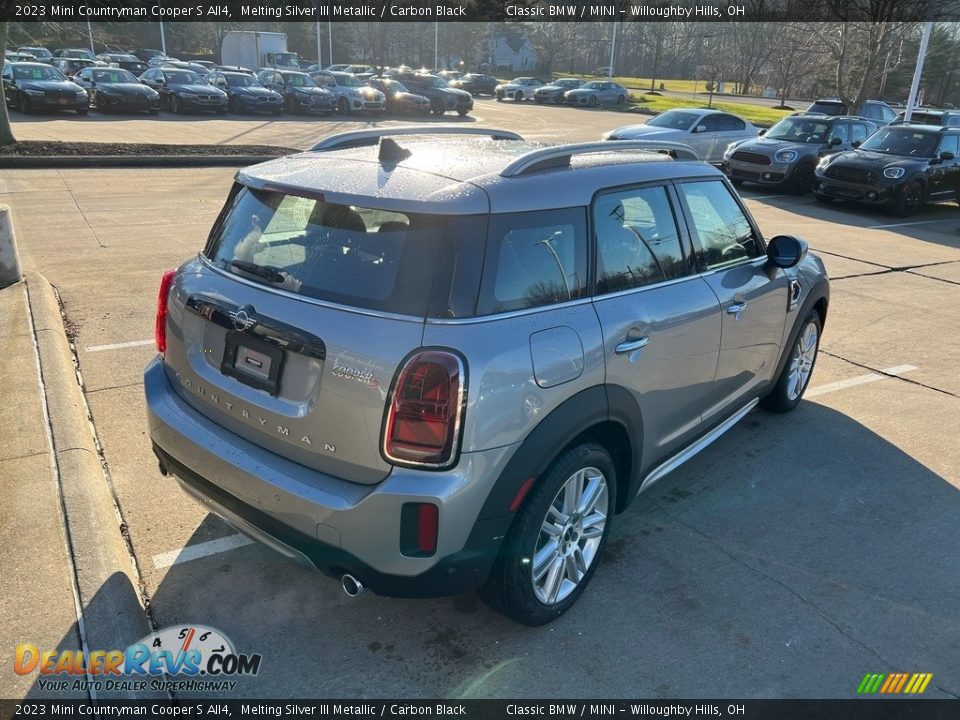 2023 Mini Countryman Cooper S All4 Melting Silver III Metallic / Carbon Black Photo #4