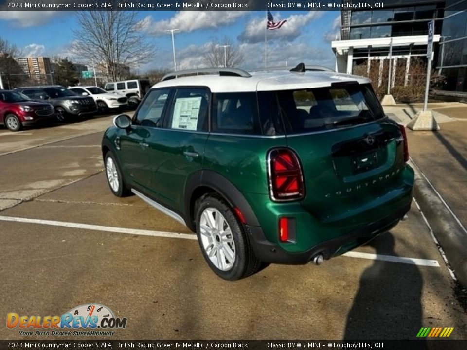 2023 Mini Countryman Cooper S All4 British Racing Green IV Metallic / Carbon Black Photo #3