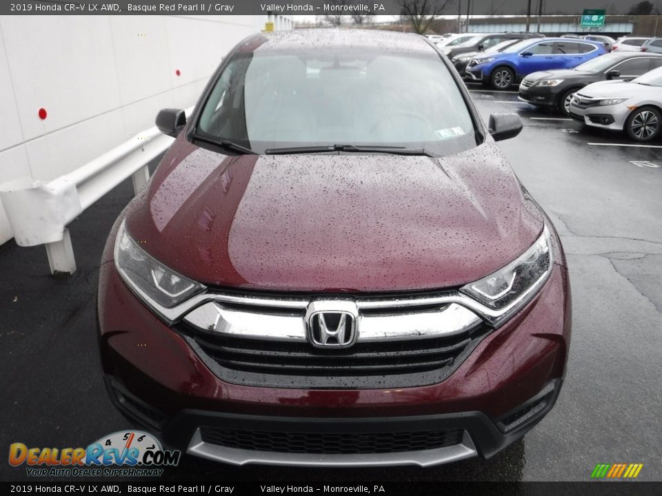 2019 Honda CR-V LX AWD Basque Red Pearl II / Gray Photo #4