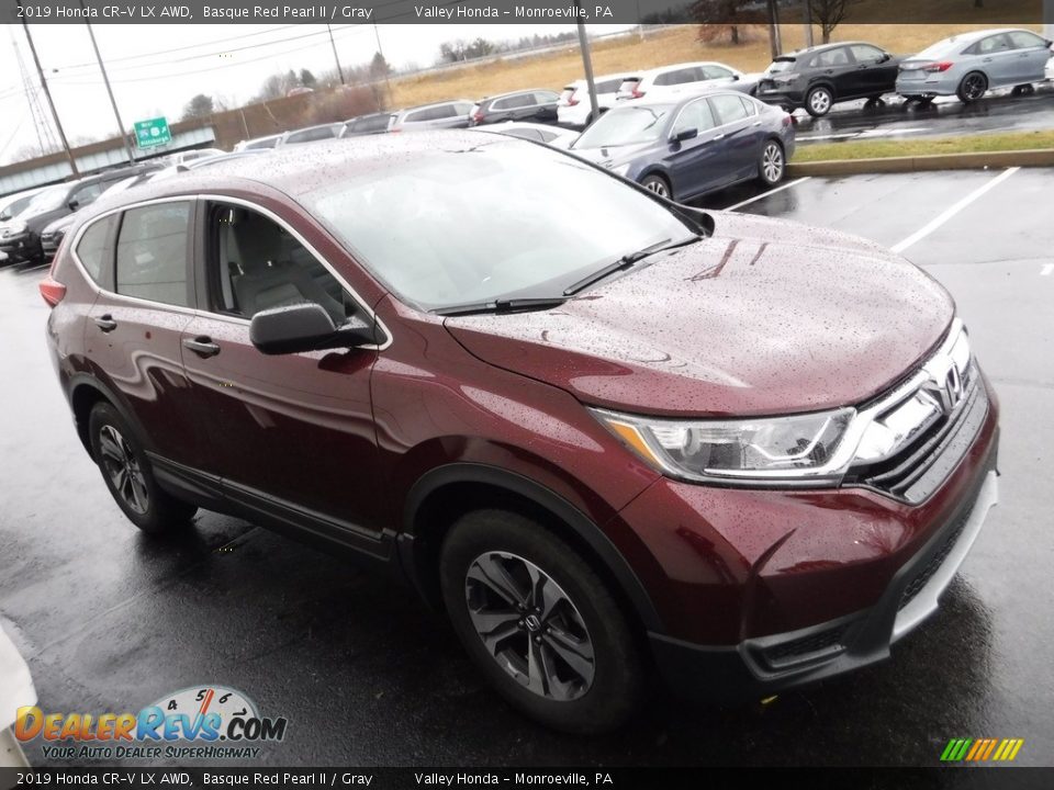 2019 Honda CR-V LX AWD Basque Red Pearl II / Gray Photo #5