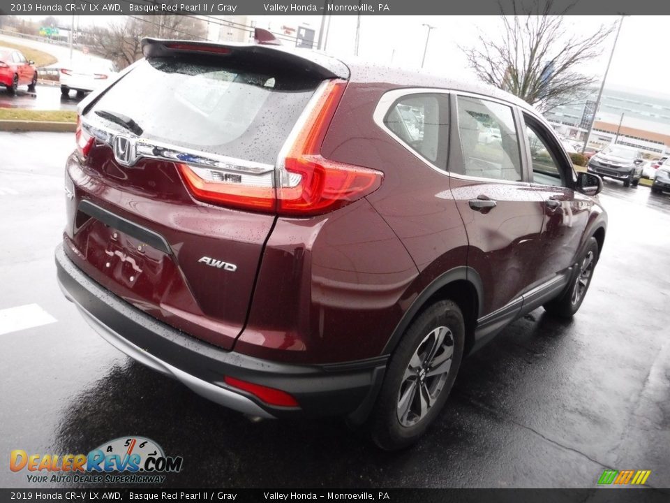 2019 Honda CR-V LX AWD Basque Red Pearl II / Gray Photo #6