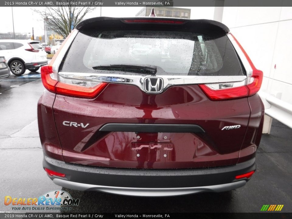 2019 Honda CR-V LX AWD Basque Red Pearl II / Gray Photo #8