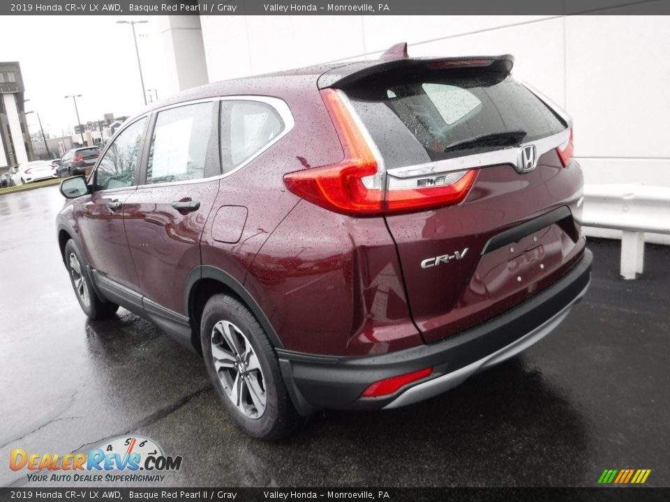 2019 Honda CR-V LX AWD Basque Red Pearl II / Gray Photo #9