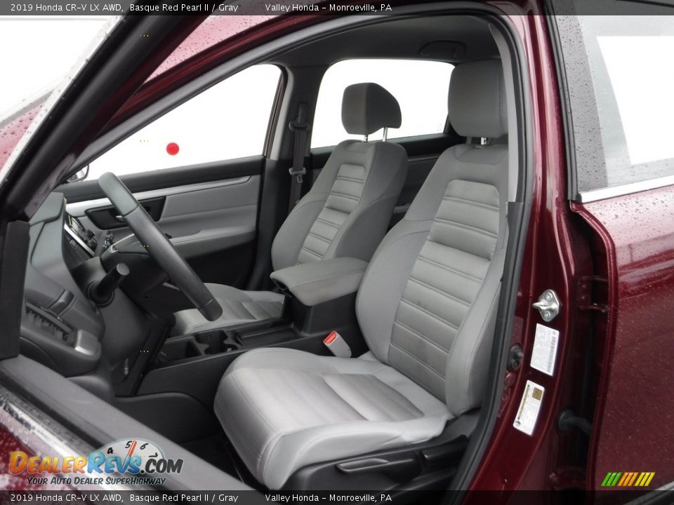 2019 Honda CR-V LX AWD Basque Red Pearl II / Gray Photo #12