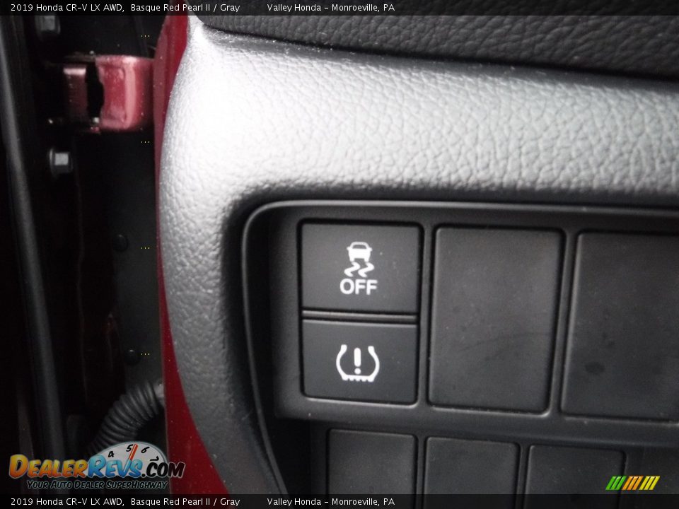 2019 Honda CR-V LX AWD Basque Red Pearl II / Gray Photo #13