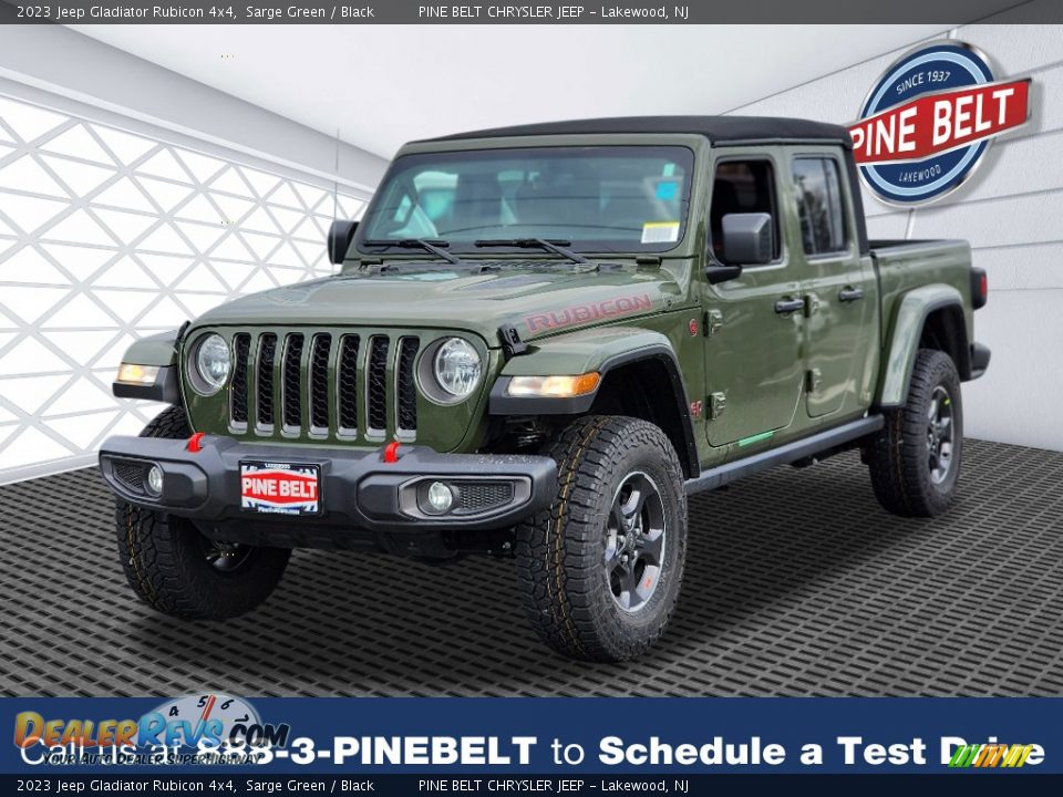 2023 Jeep Gladiator Rubicon 4x4 Sarge Green / Black Photo #1