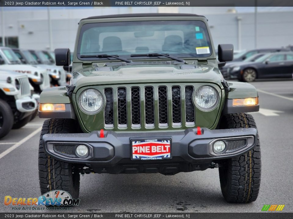 2023 Jeep Gladiator Rubicon 4x4 Sarge Green / Black Photo #2