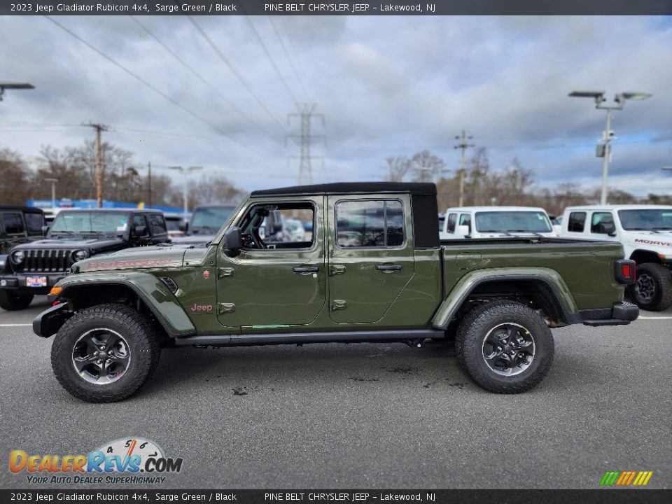 Sarge Green 2023 Jeep Gladiator Rubicon 4x4 Photo #3