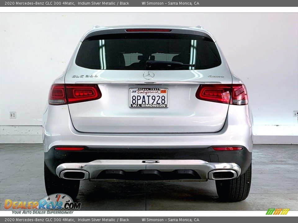 2020 Mercedes-Benz GLC 300 4Matic Iridium Silver Metallic / Black Photo #3