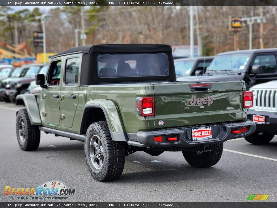 2023 Jeep Gladiator Rubicon 4x4 Sarge Green / Black Photo #4