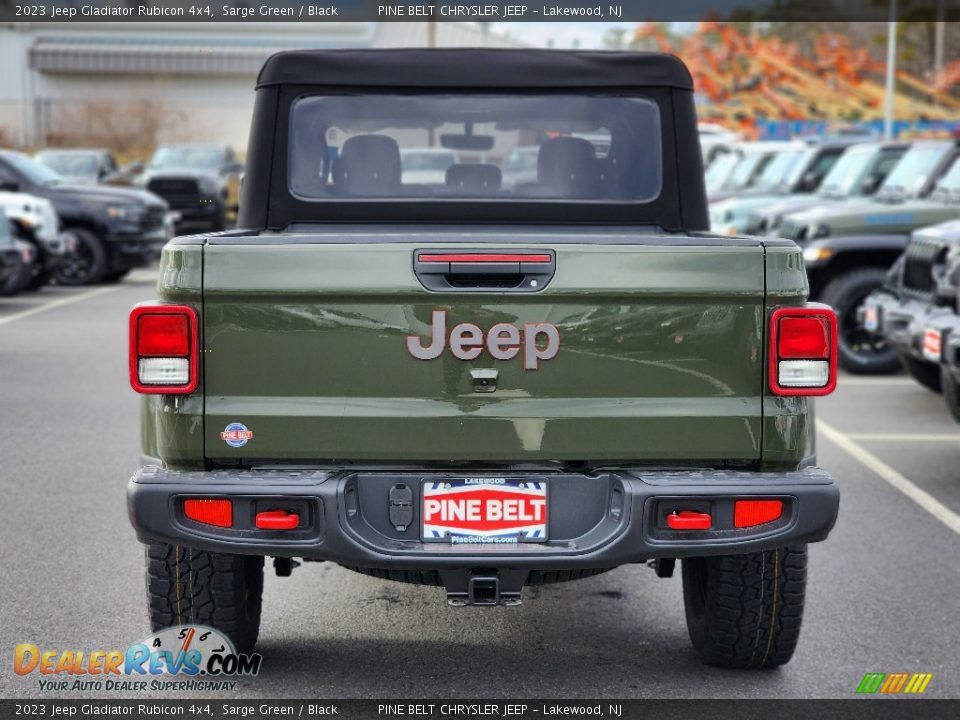 2023 Jeep Gladiator Rubicon 4x4 Sarge Green / Black Photo #6