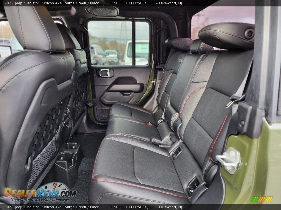 Rear Seat of 2023 Jeep Gladiator Rubicon 4x4 Photo #7