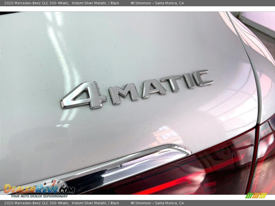 2020 Mercedes-Benz GLC 300 4Matic Iridium Silver Metallic / Black Photo #7