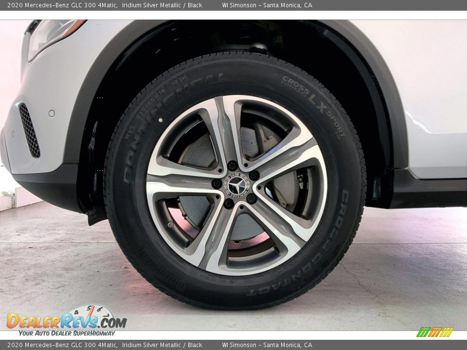 2020 Mercedes-Benz GLC 300 4Matic Iridium Silver Metallic / Black Photo #8