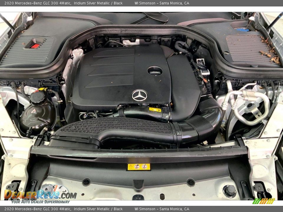 2020 Mercedes-Benz GLC 300 4Matic Iridium Silver Metallic / Black Photo #9
