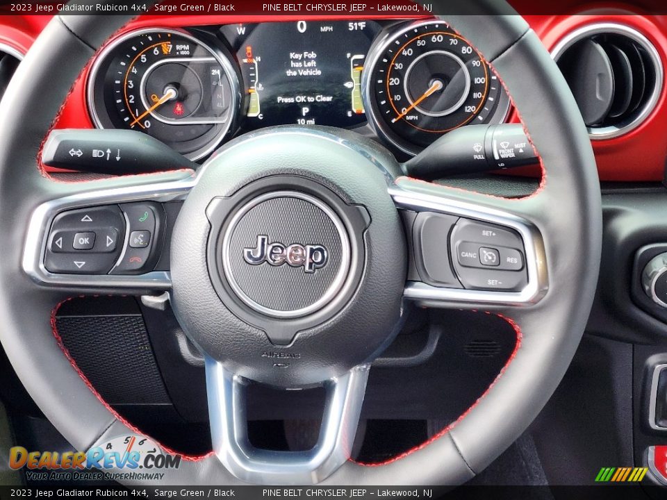 2023 Jeep Gladiator Rubicon 4x4 Steering Wheel Photo #10