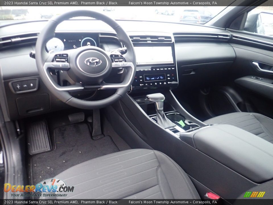 Black Interior - 2023 Hyundai Santa Cruz SEL Premium AWD Photo #13