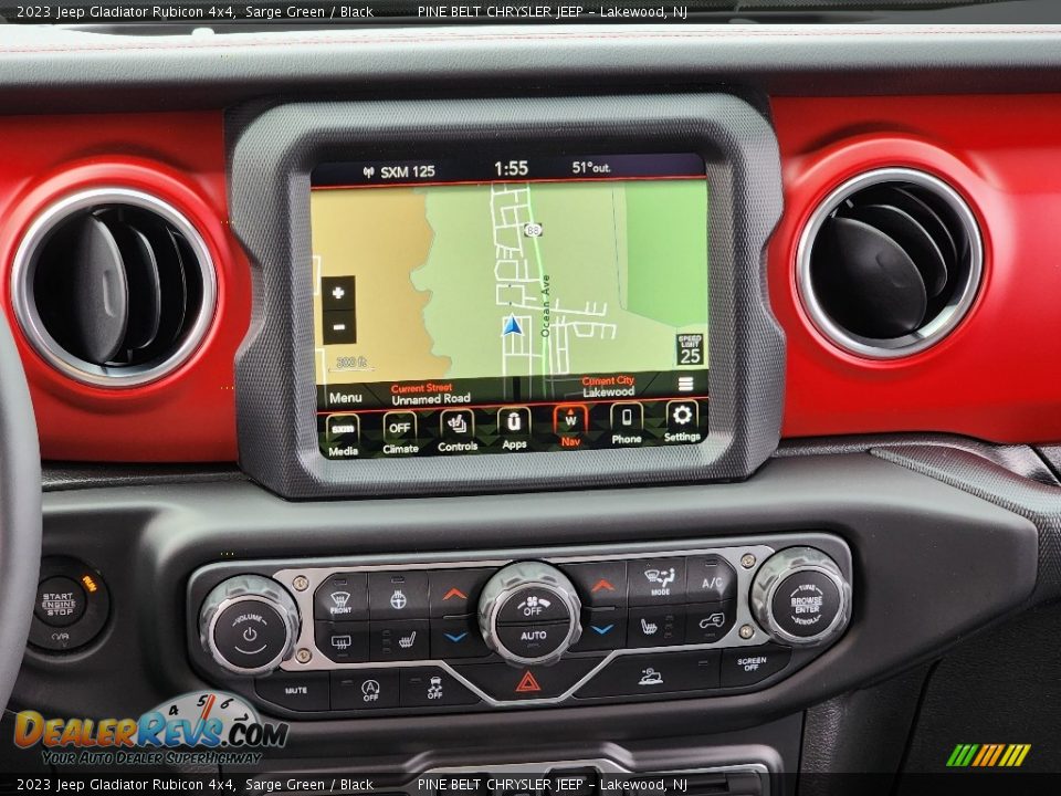 Navigation of 2023 Jeep Gladiator Rubicon 4x4 Photo #13