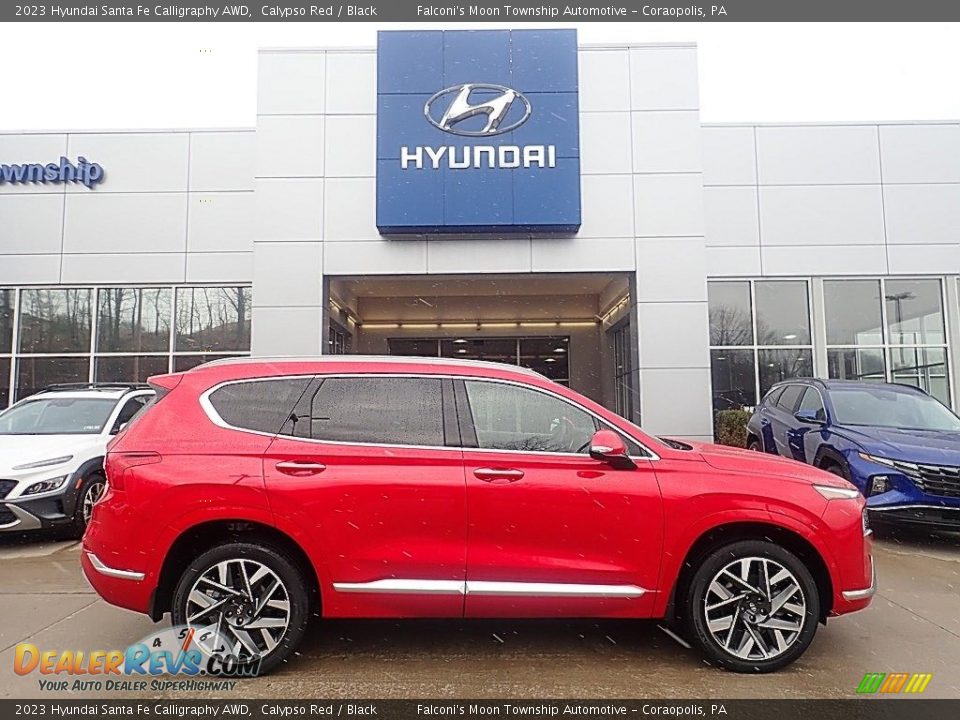 Calypso Red 2023 Hyundai Santa Fe Calligraphy AWD Photo #1