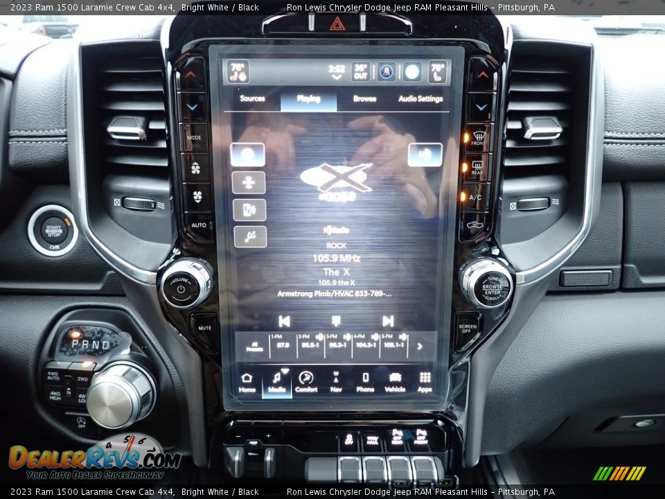 Controls of 2023 Ram 1500 Laramie Crew Cab 4x4 Photo #20