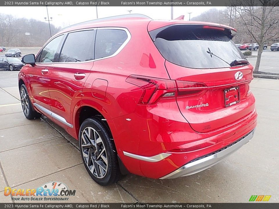 Calypso Red 2023 Hyundai Santa Fe Calligraphy AWD Photo #5