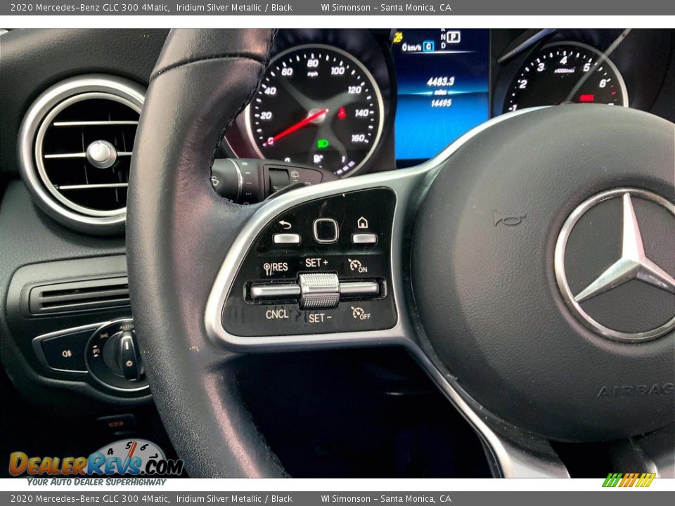 2020 Mercedes-Benz GLC 300 4Matic Iridium Silver Metallic / Black Photo #21
