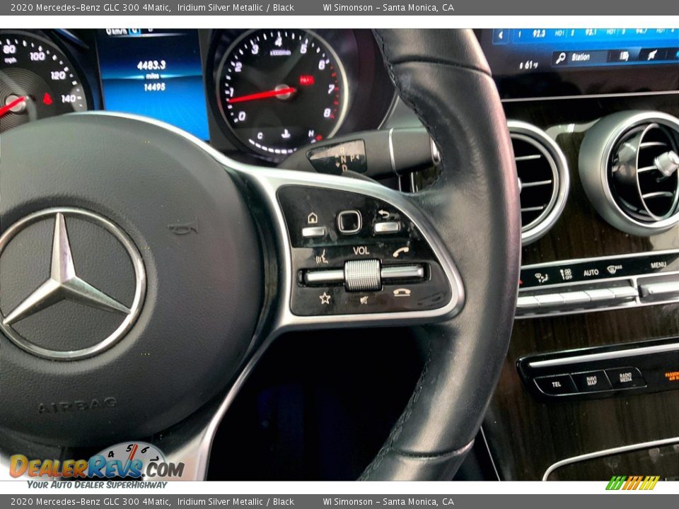 2020 Mercedes-Benz GLC 300 4Matic Iridium Silver Metallic / Black Photo #22