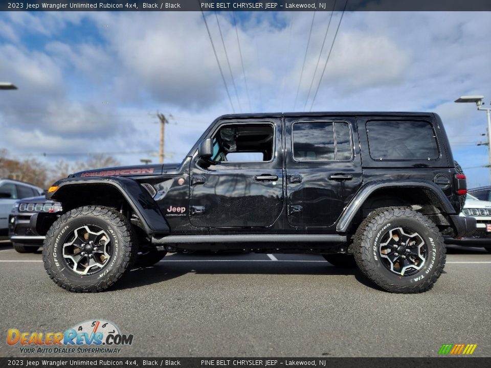 Black 2023 Jeep Wrangler Unlimited Rubicon 4x4 Photo #3