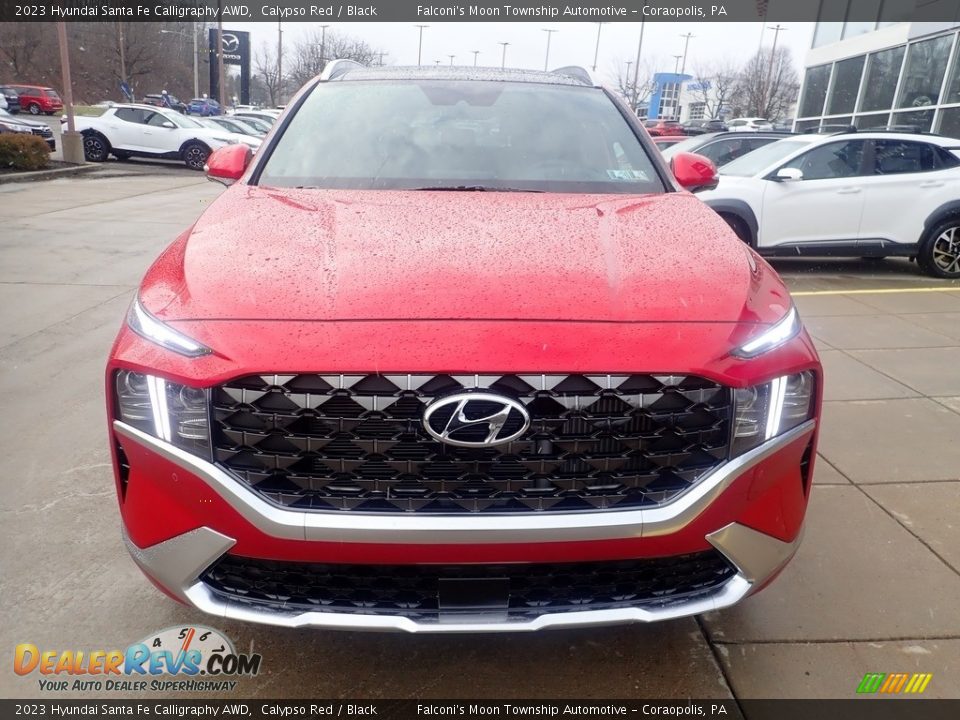 Calypso Red 2023 Hyundai Santa Fe Calligraphy AWD Photo #8