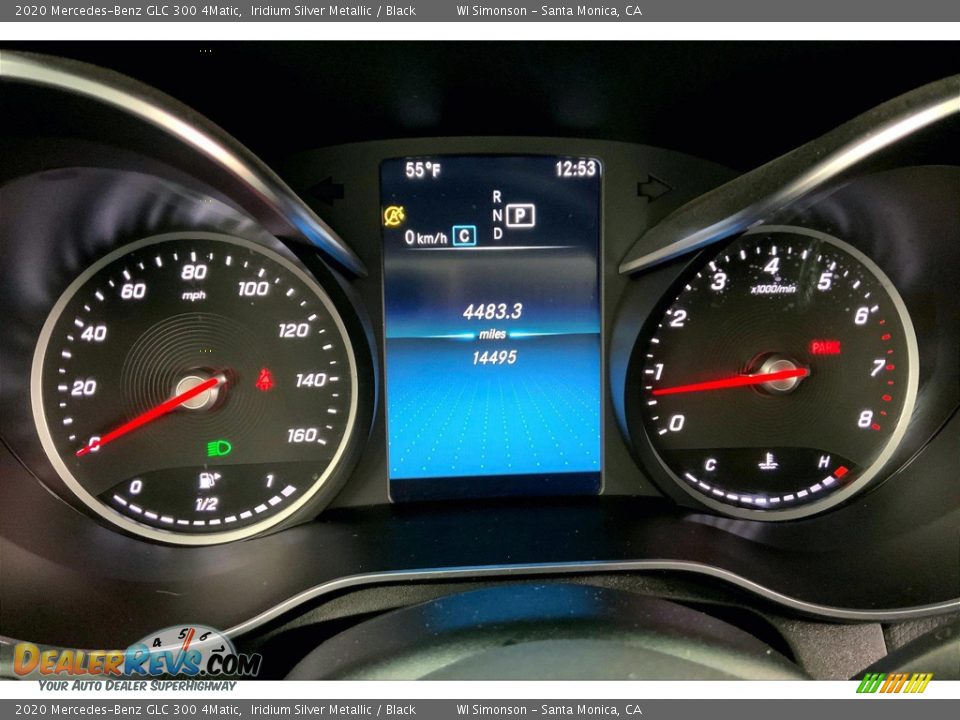 2020 Mercedes-Benz GLC 300 4Matic Iridium Silver Metallic / Black Photo #23