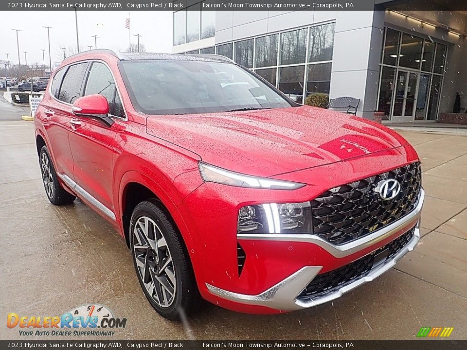 Calypso Red 2023 Hyundai Santa Fe Calligraphy AWD Photo #9