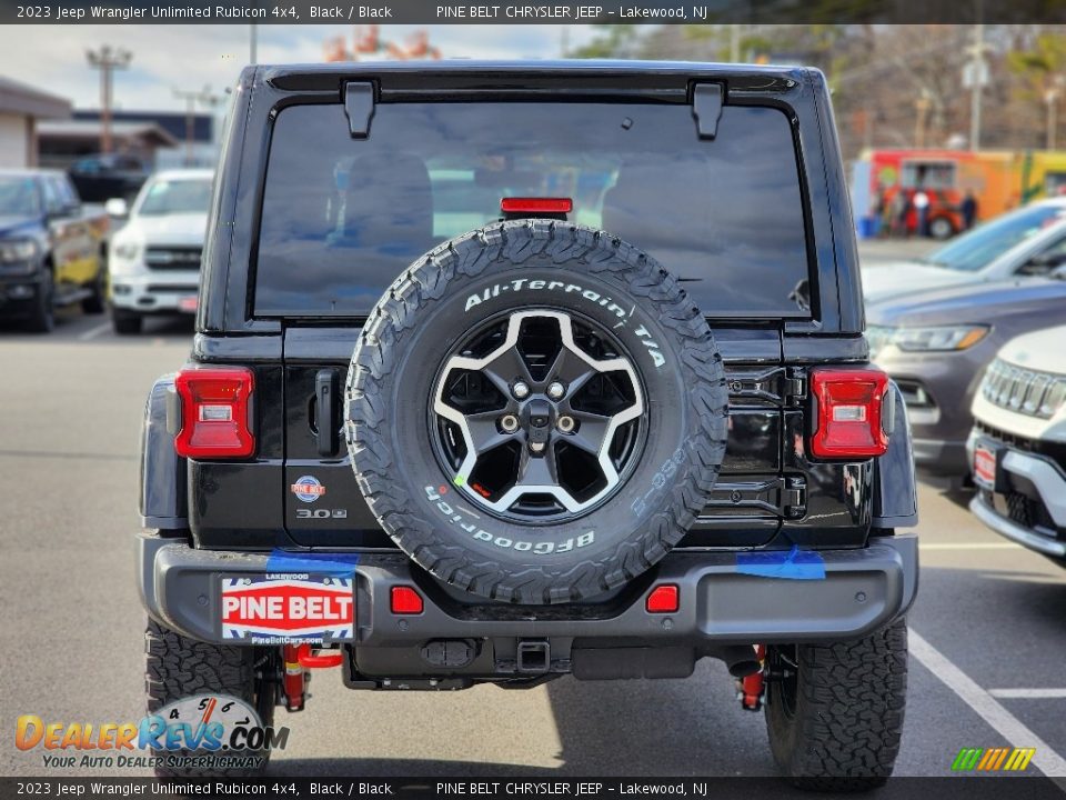 2023 Jeep Wrangler Unlimited Rubicon 4x4 Black / Black Photo #6
