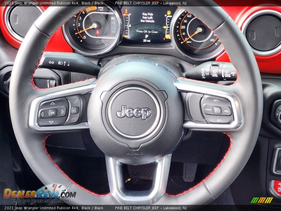 2023 Jeep Wrangler Unlimited Rubicon 4x4 Steering Wheel Photo #10