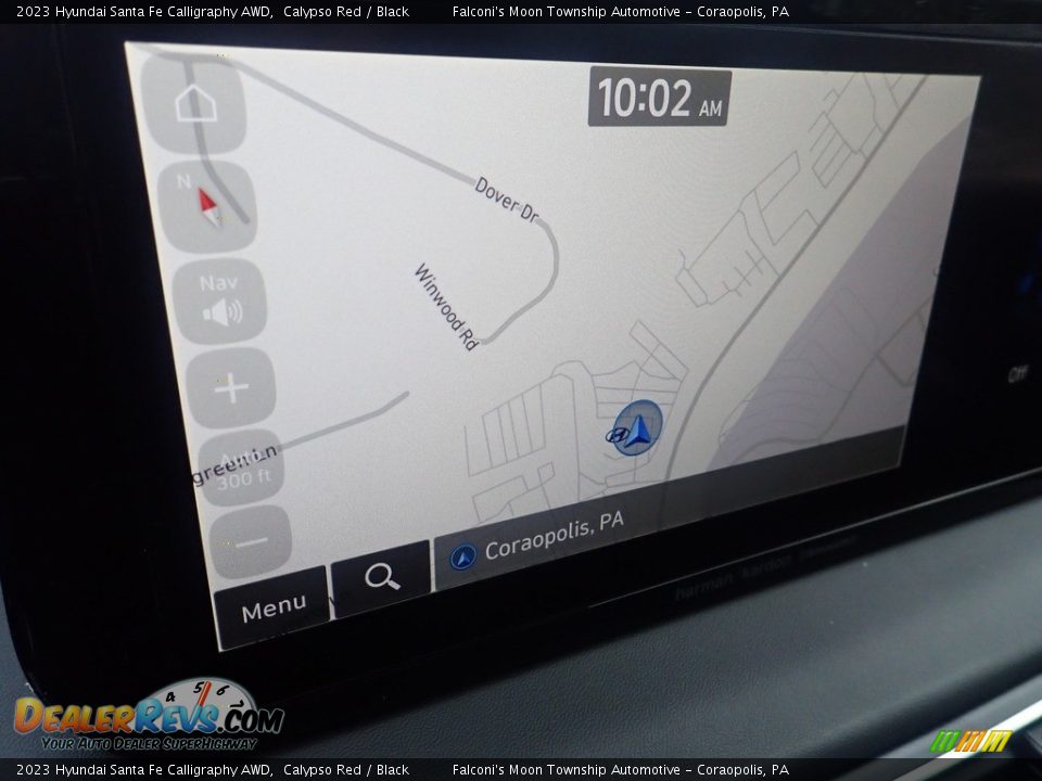 Navigation of 2023 Hyundai Santa Fe Calligraphy AWD Photo #16