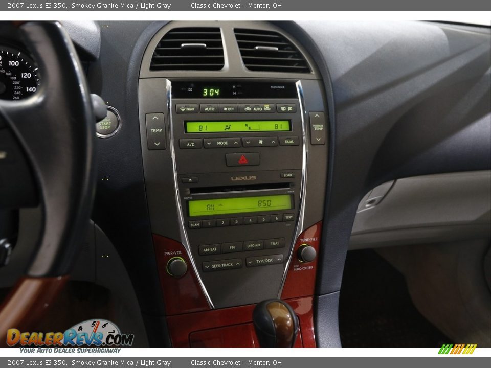 2007 Lexus ES 350 Smokey Granite Mica / Light Gray Photo #9