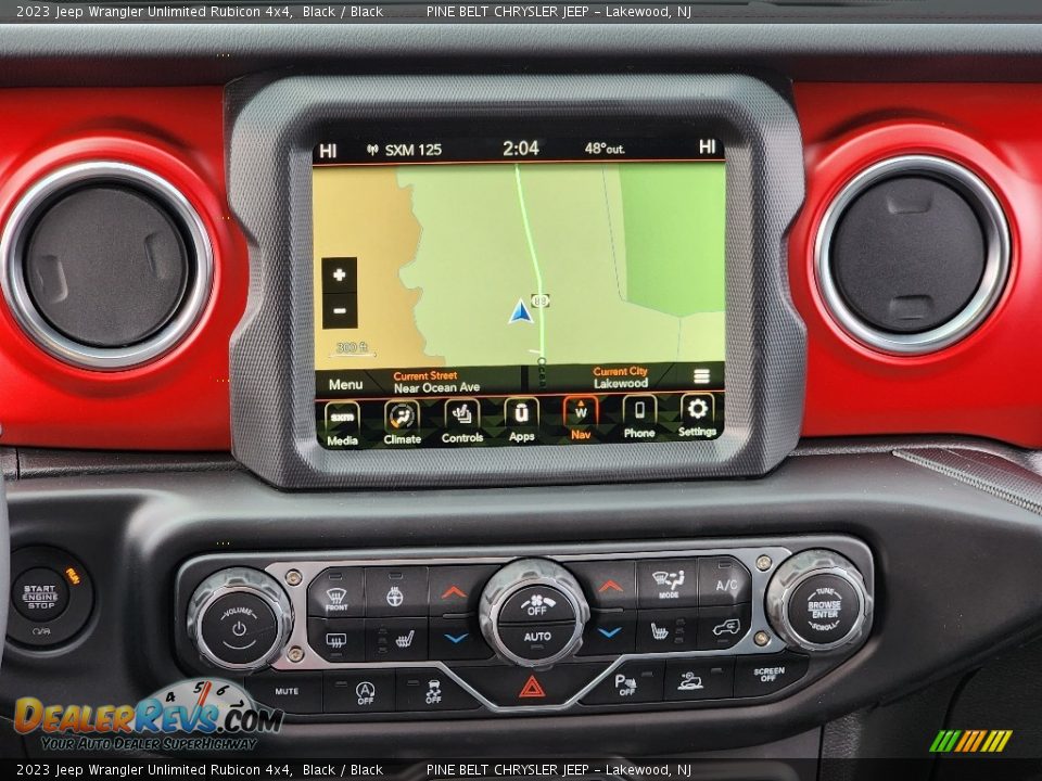 Navigation of 2023 Jeep Wrangler Unlimited Rubicon 4x4 Photo #13
