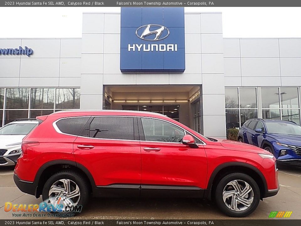 2023 Hyundai Santa Fe SEL AWD Calypso Red / Black Photo #1