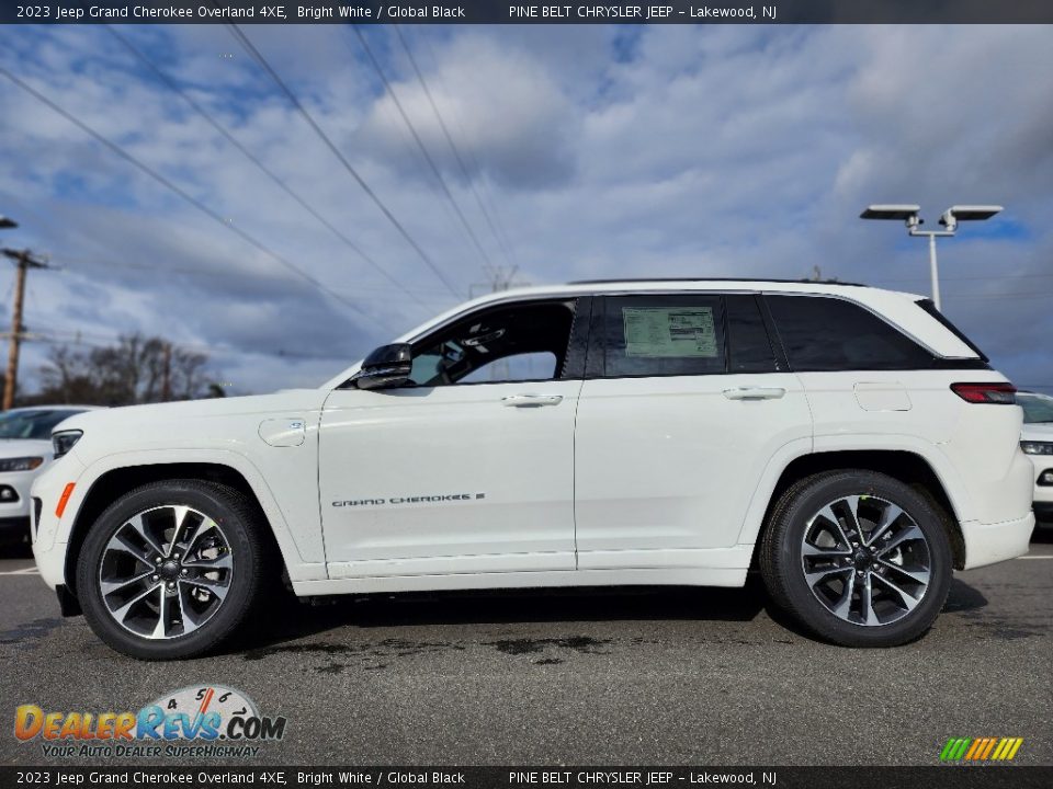 Bright White 2023 Jeep Grand Cherokee Overland 4XE Photo #3