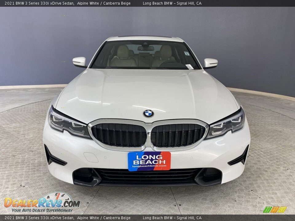 2021 BMW 3 Series 330i xDrive Sedan Alpine White / Canberra Beige Photo #2
