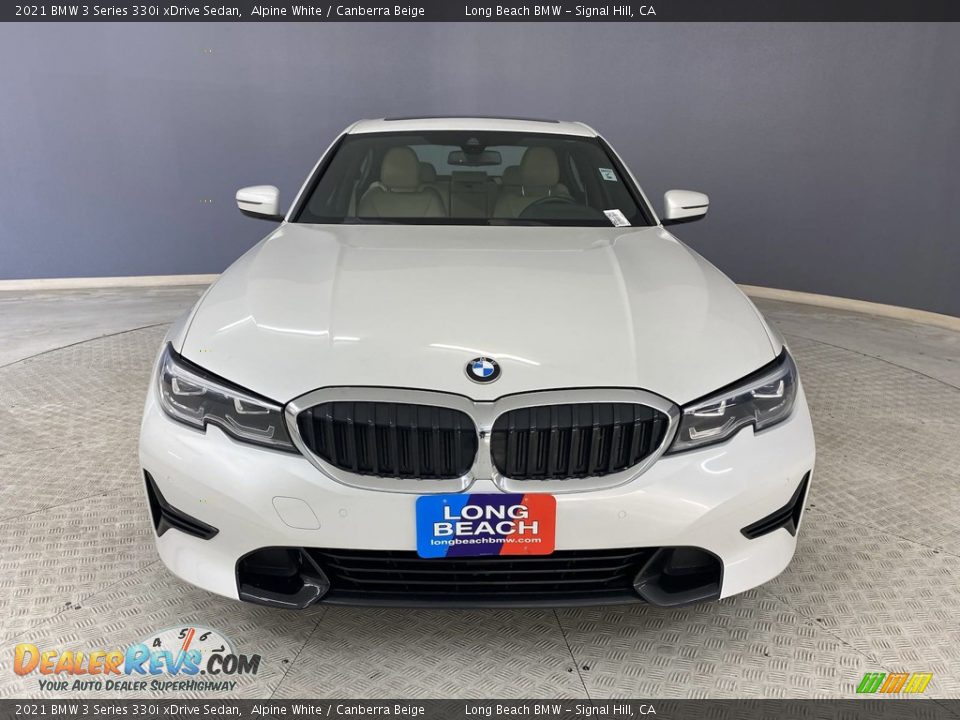 2021 BMW 3 Series 330i xDrive Sedan Alpine White / Canberra Beige Photo #2