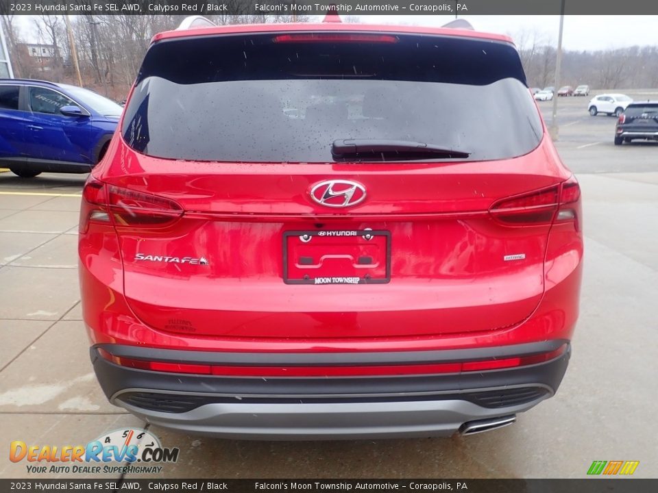 2023 Hyundai Santa Fe SEL AWD Calypso Red / Black Photo #3