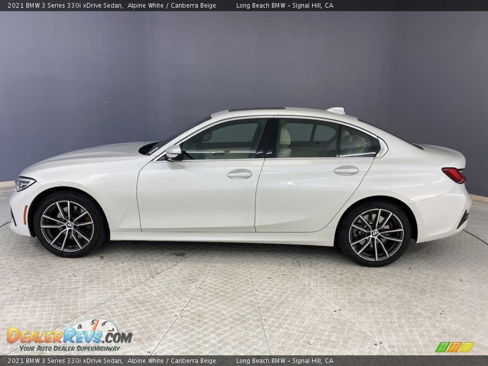 2021 BMW 3 Series 330i xDrive Sedan Alpine White / Canberra Beige Photo #3