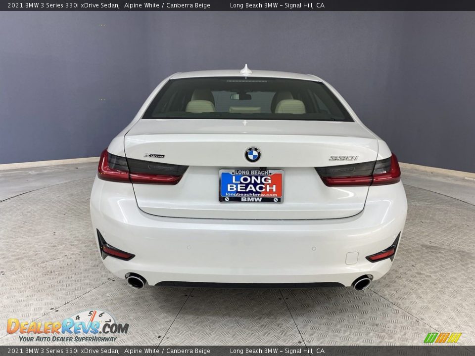 2021 BMW 3 Series 330i xDrive Sedan Alpine White / Canberra Beige Photo #4