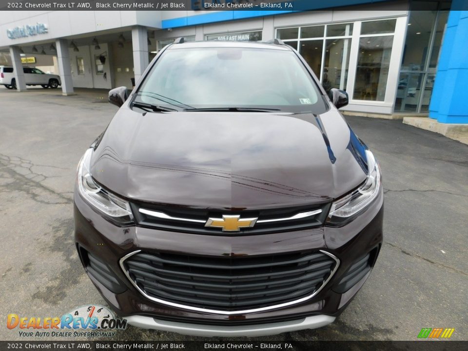 2022 Chevrolet Trax LT AWD Black Cherry Metallic / Jet Black Photo #3