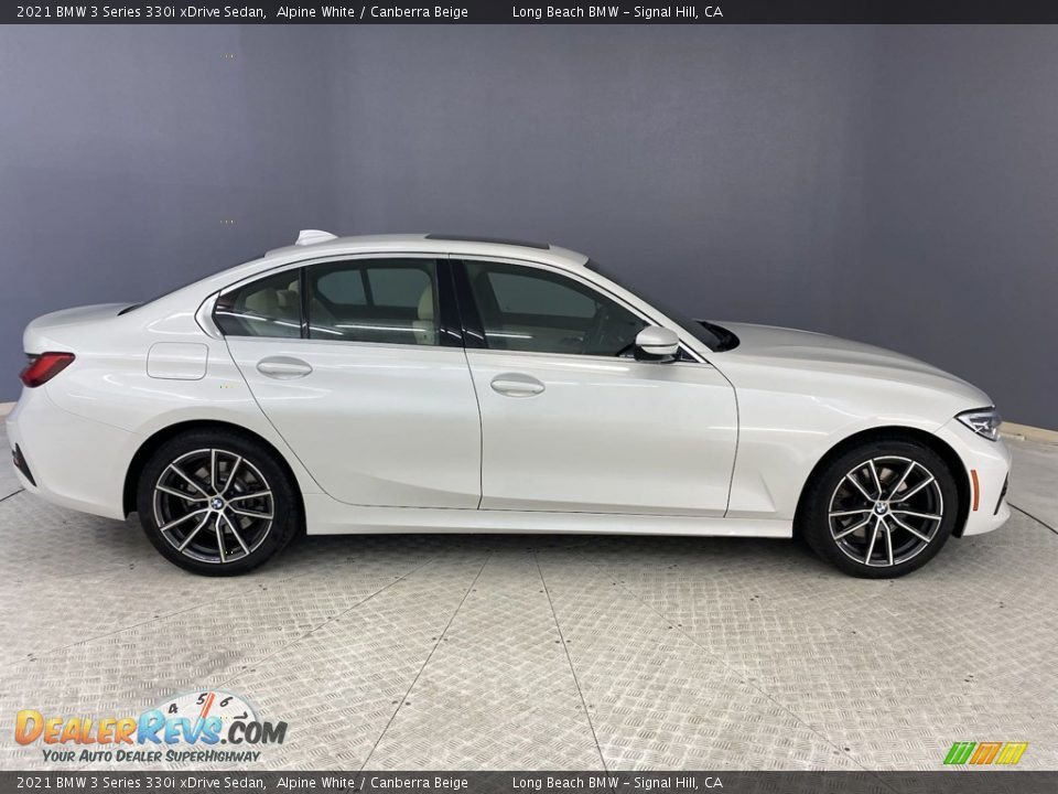 2021 BMW 3 Series 330i xDrive Sedan Alpine White / Canberra Beige Photo #5