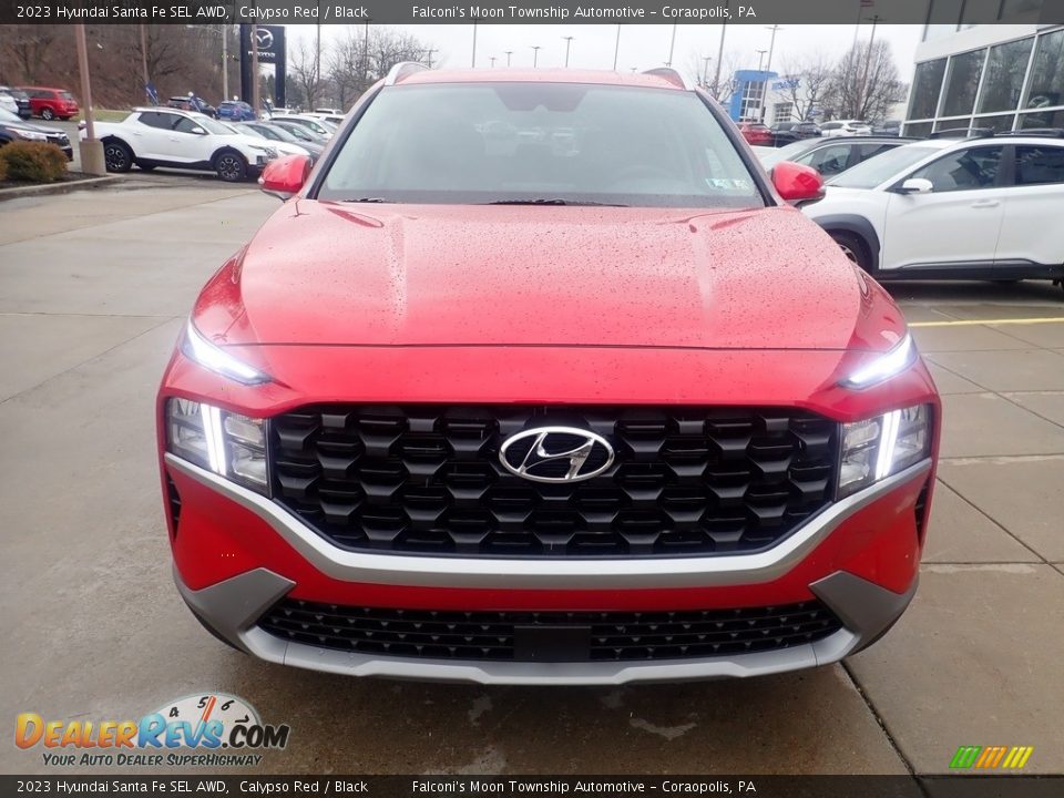 2023 Hyundai Santa Fe SEL AWD Calypso Red / Black Photo #8