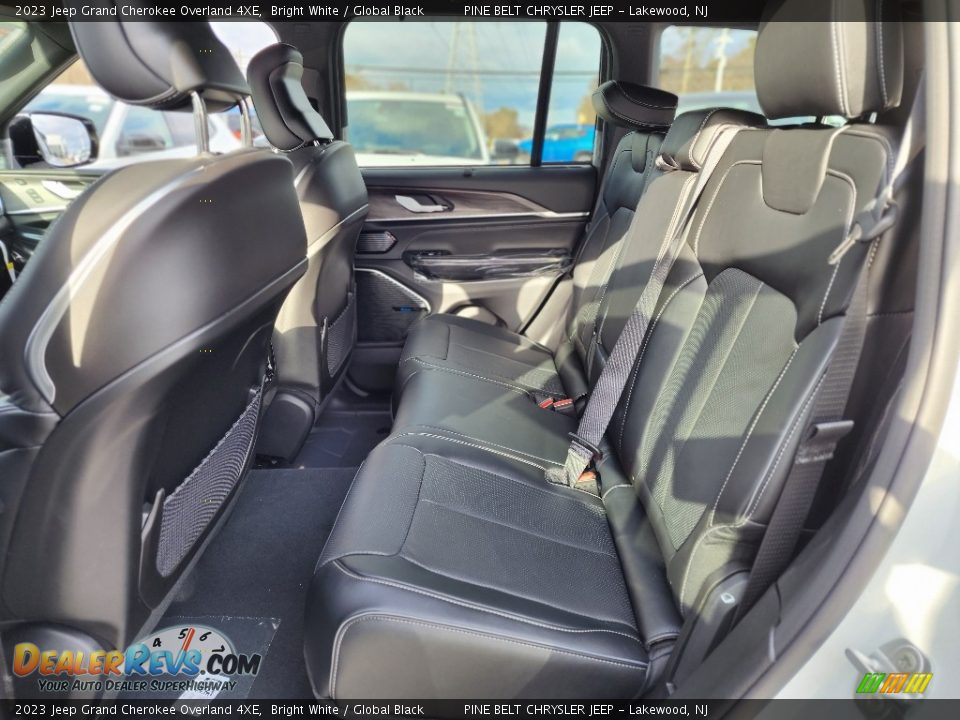 Rear Seat of 2023 Jeep Grand Cherokee Overland 4XE Photo #9